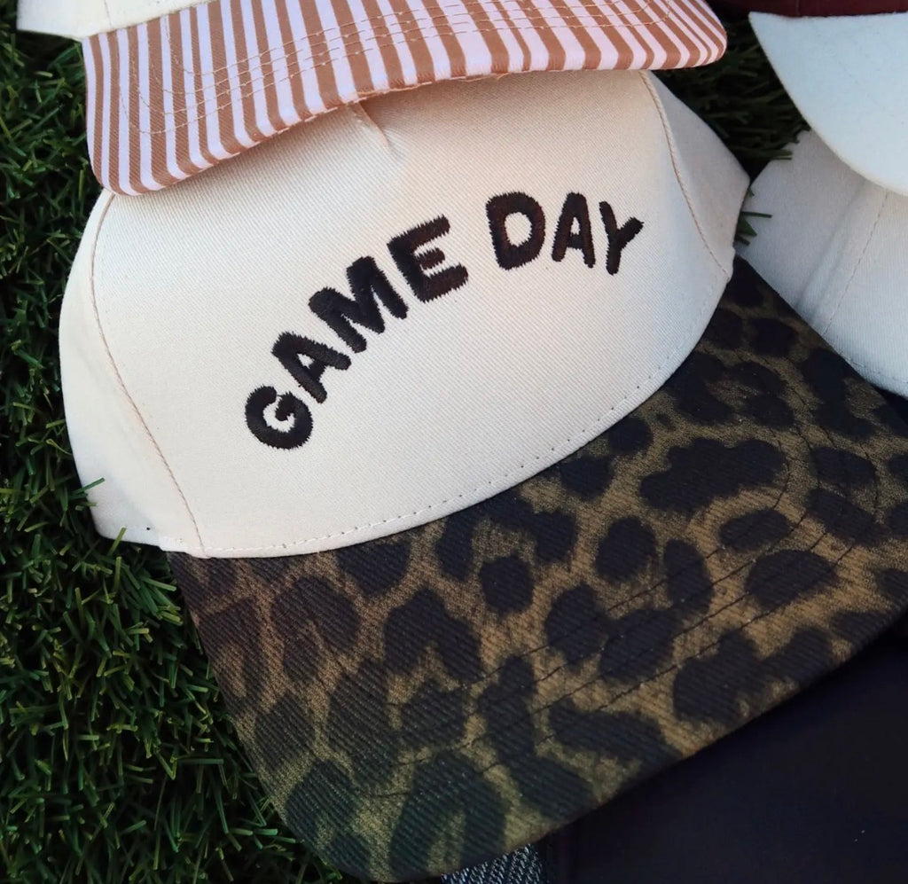 Gameday hat (leopard style)