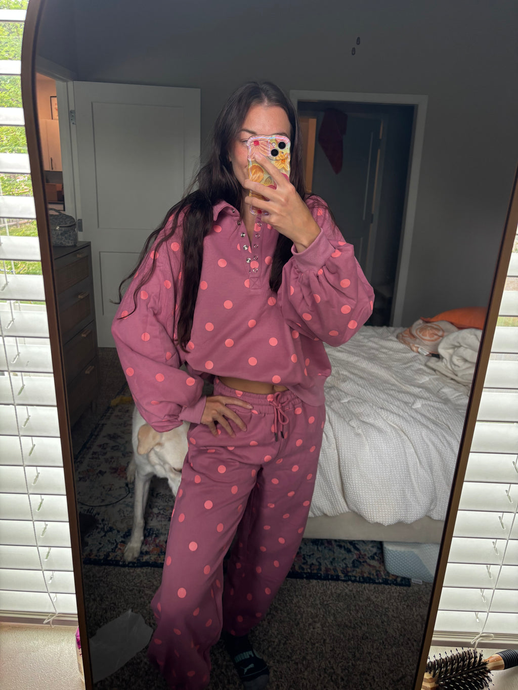 Pink plum set