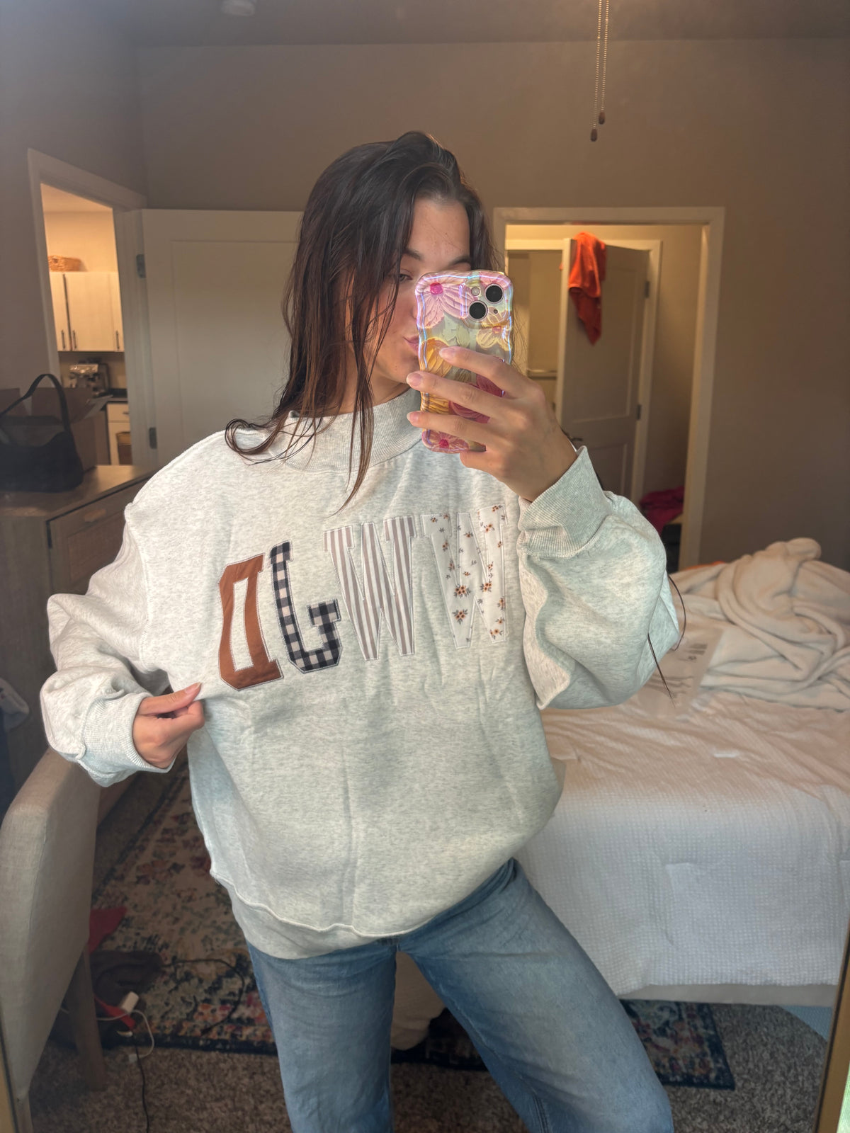 WWJD mock neck