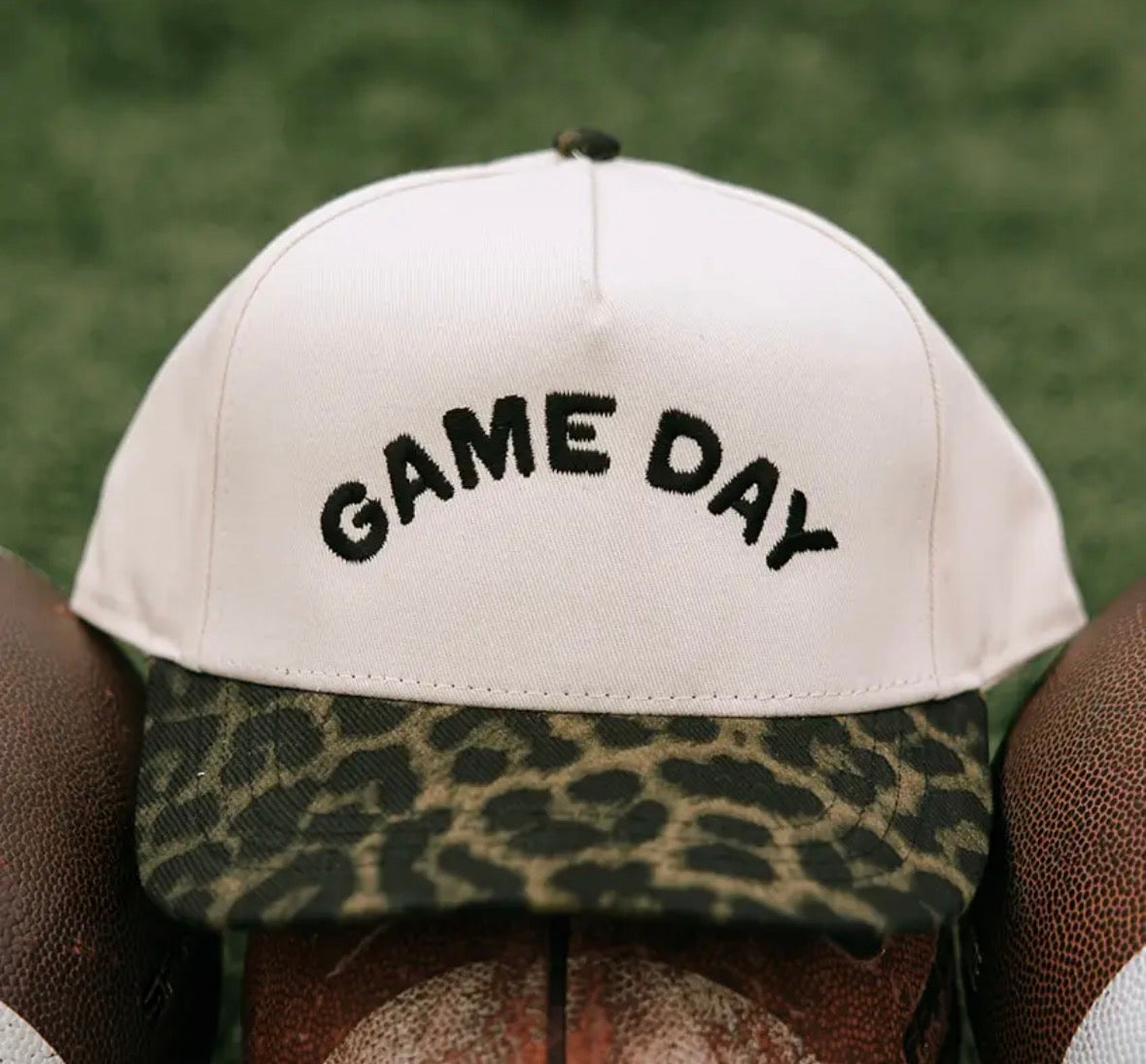 Gameday hat (leopard style)