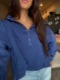 Blue and Hue Henley