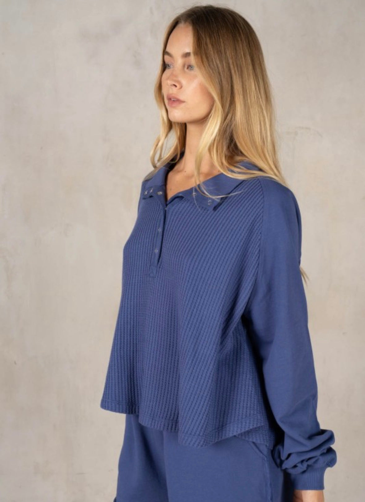 Blue and Hue Henley