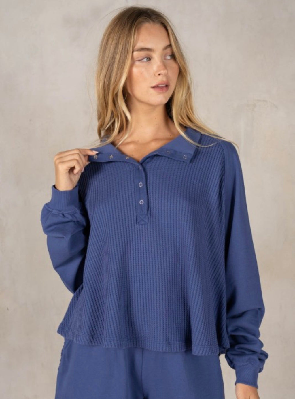 Blue and Hue Henley